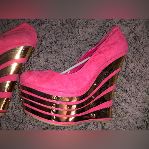 (Read description) Alba Footwear Hot Pink 5” Heels Elisa-1 Fuchsia size 8.5 - Picture 5 of 15
